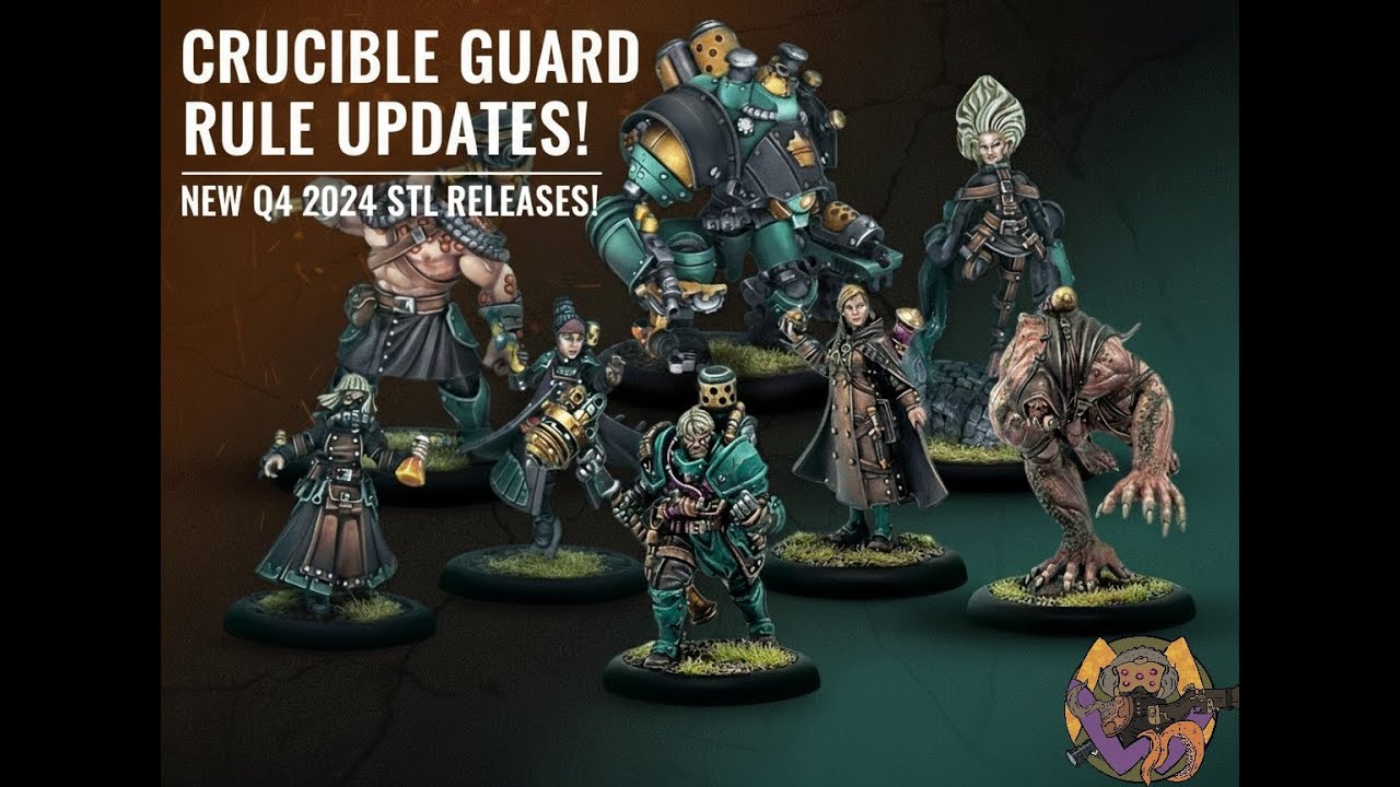 CRUCIBLE GUARD RULES UPDATE! 🔥 New Rules & STL Miniatures for Warmachine Digital