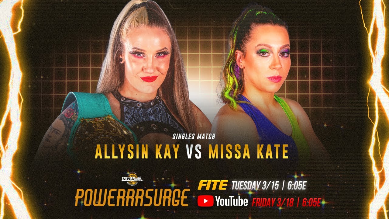 FULL MATCH - Allysin Kay vs Missa Kate | NWA PowerrrSurge S7E3