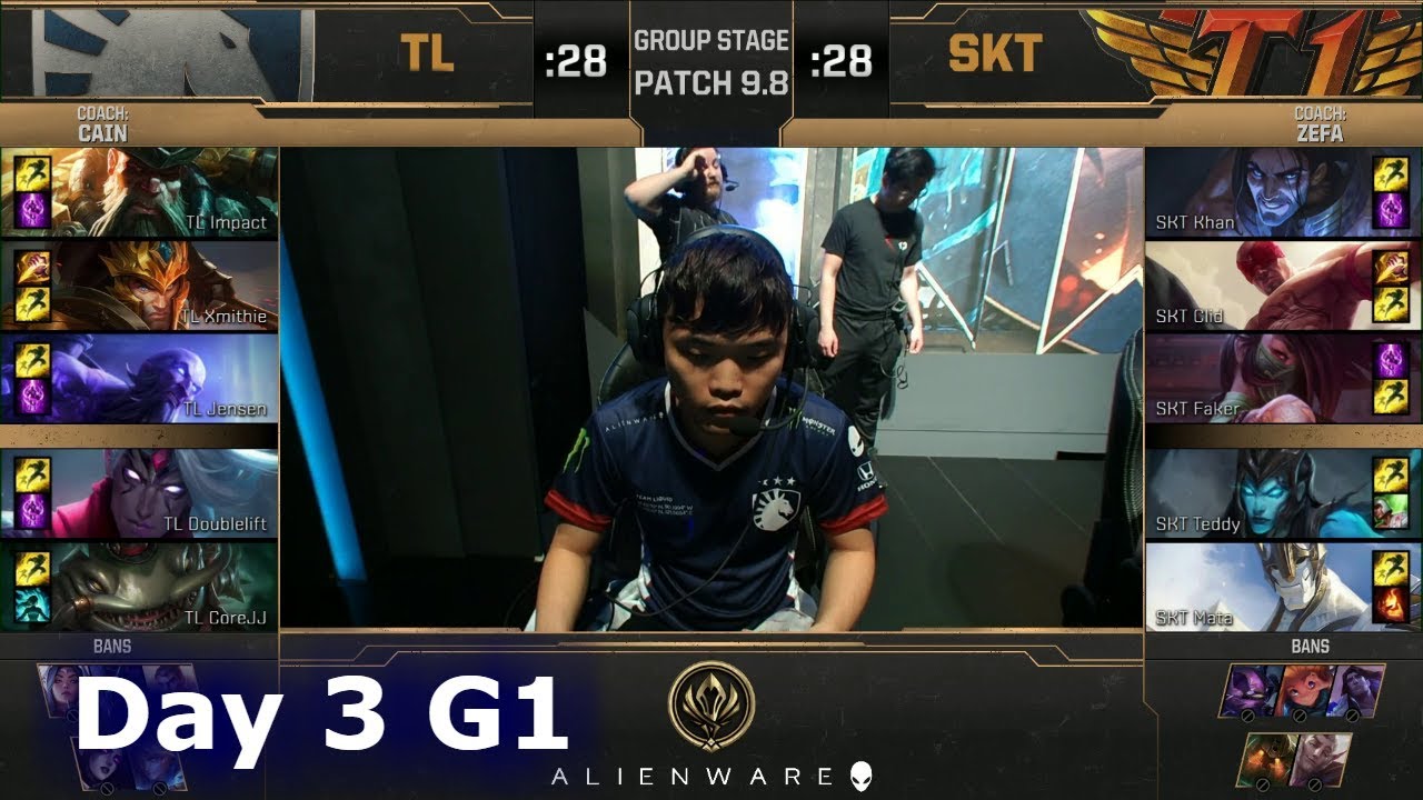 Team Liquid vs SK Telecom T1 | LoL MSI 2019 Group Stage Day 3 | TL vs SKT