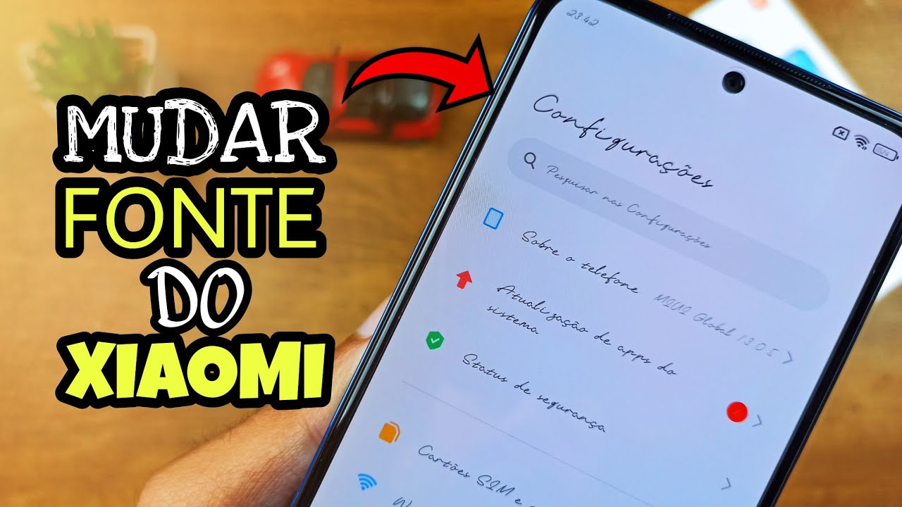 COMO MUDAR A FONTE/LETRA DO CELULAR DA XIAOMI (FEITO COM REDMI NOTE 11)