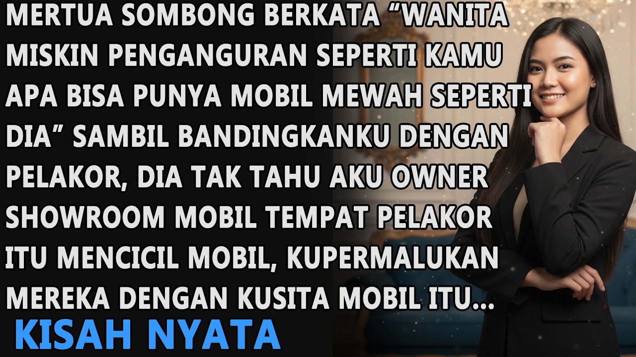MERTUA SOMBONG MENGHINAKU DAN PAMERKAN MOBIL MEWAH MILIK PELAKOR, DIA TAK TAHU AKU PEMILIK SHOOWROOM