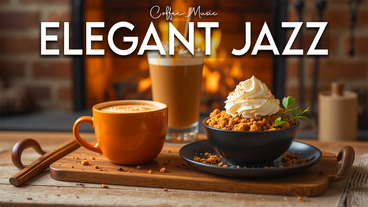 Elegant Jazz Music ☕ Smooth Jazz for Relaxing Study & Focus and a Cozy Coffee Shop Atmosphere