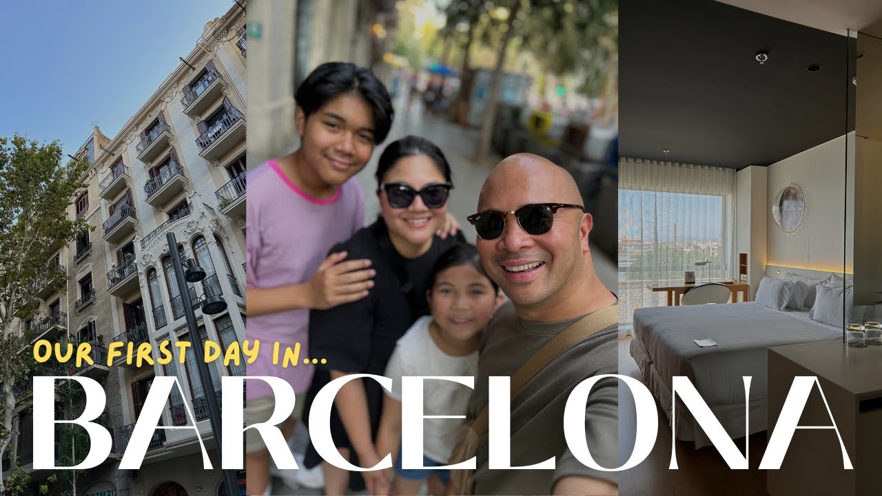 Our first day in Barcelona, Spain 🇪🇸 (including a room tour of Hotel Barceló Sants 🚀)