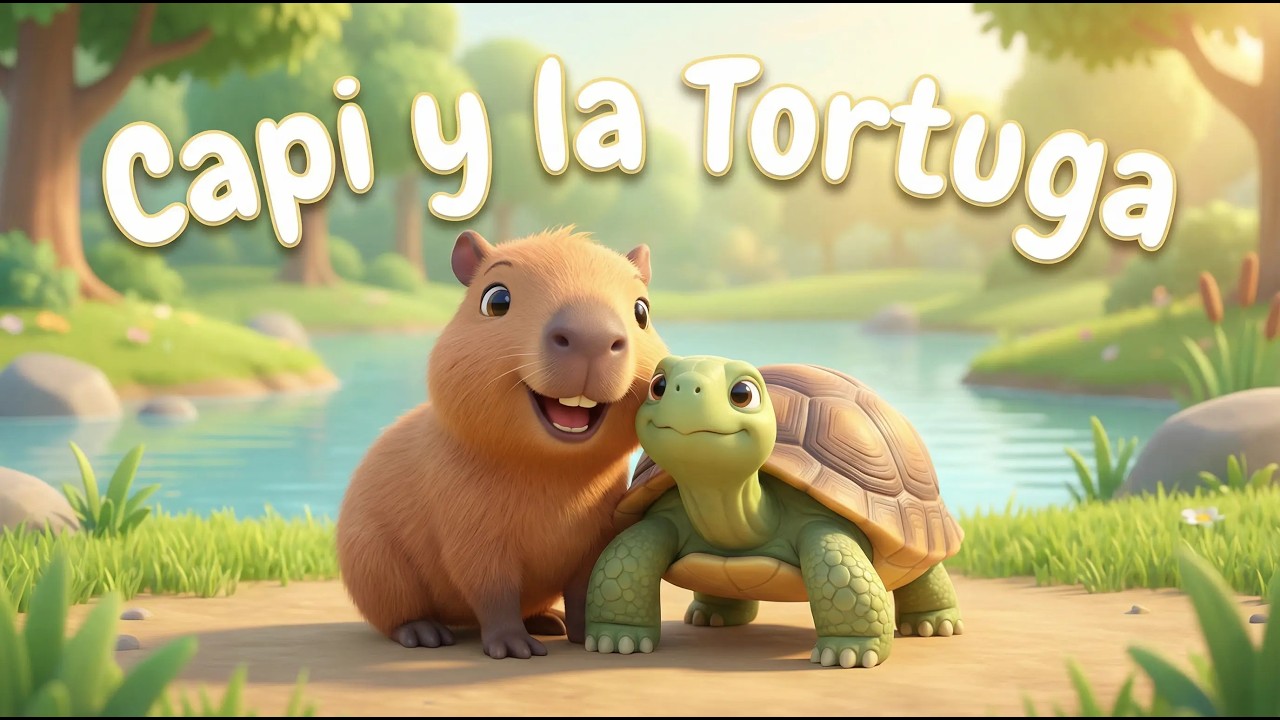La Historia de CAPI y La Tortuga! /🌙 Cuento infantil para dormir | Historia dulce para niños