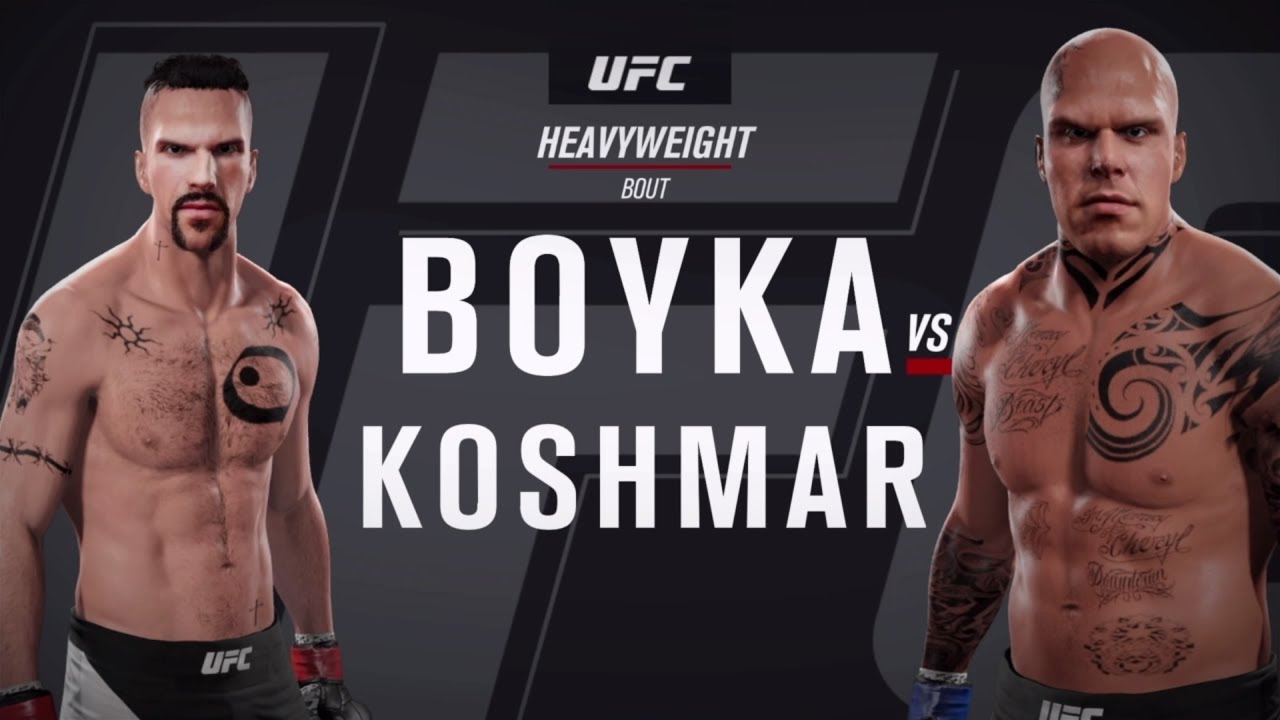 Yuri Boyka vs. Koshmar (Undisputed 4) - EA Sports UFC 2 - Crazy UFC 👊🤪