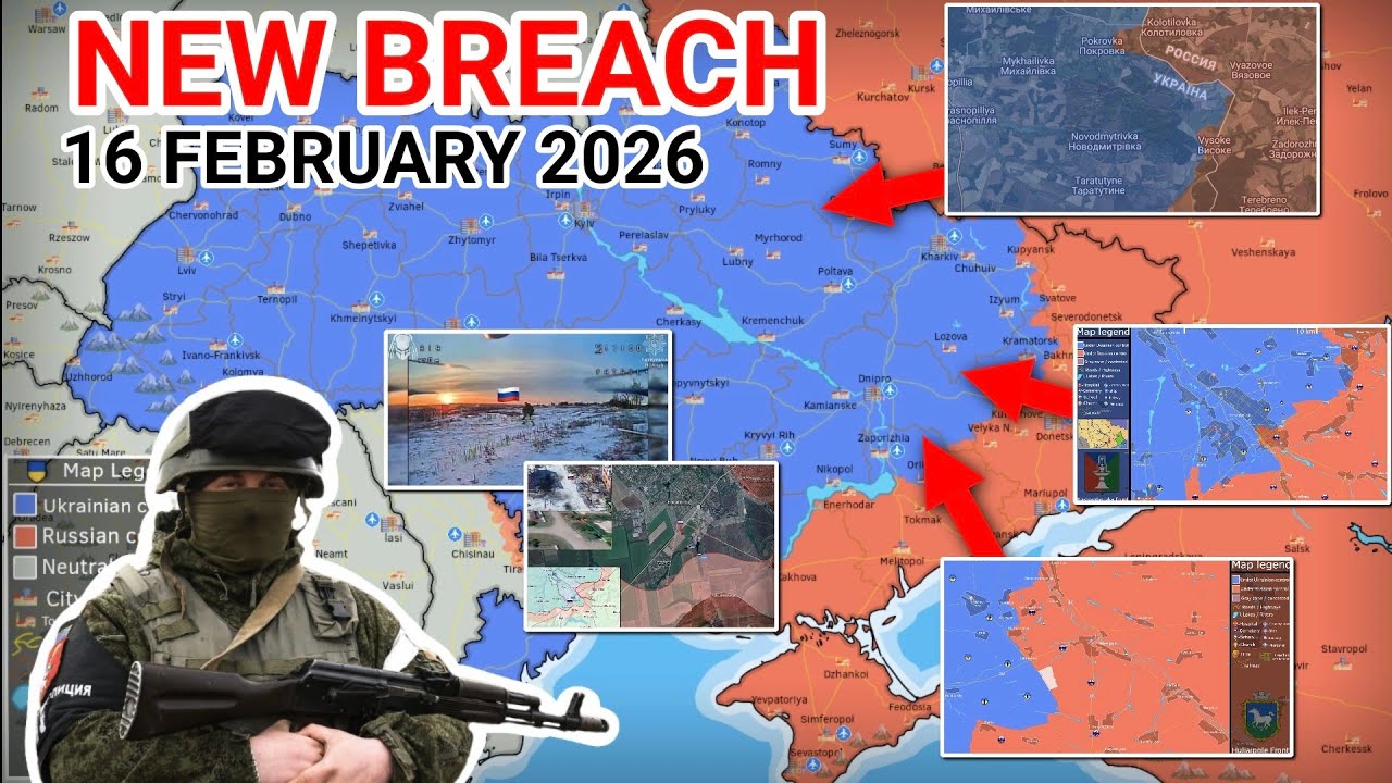 Russians Penetrate South of Kostyantynivka | Sumy Border Expands [16 February 2026]