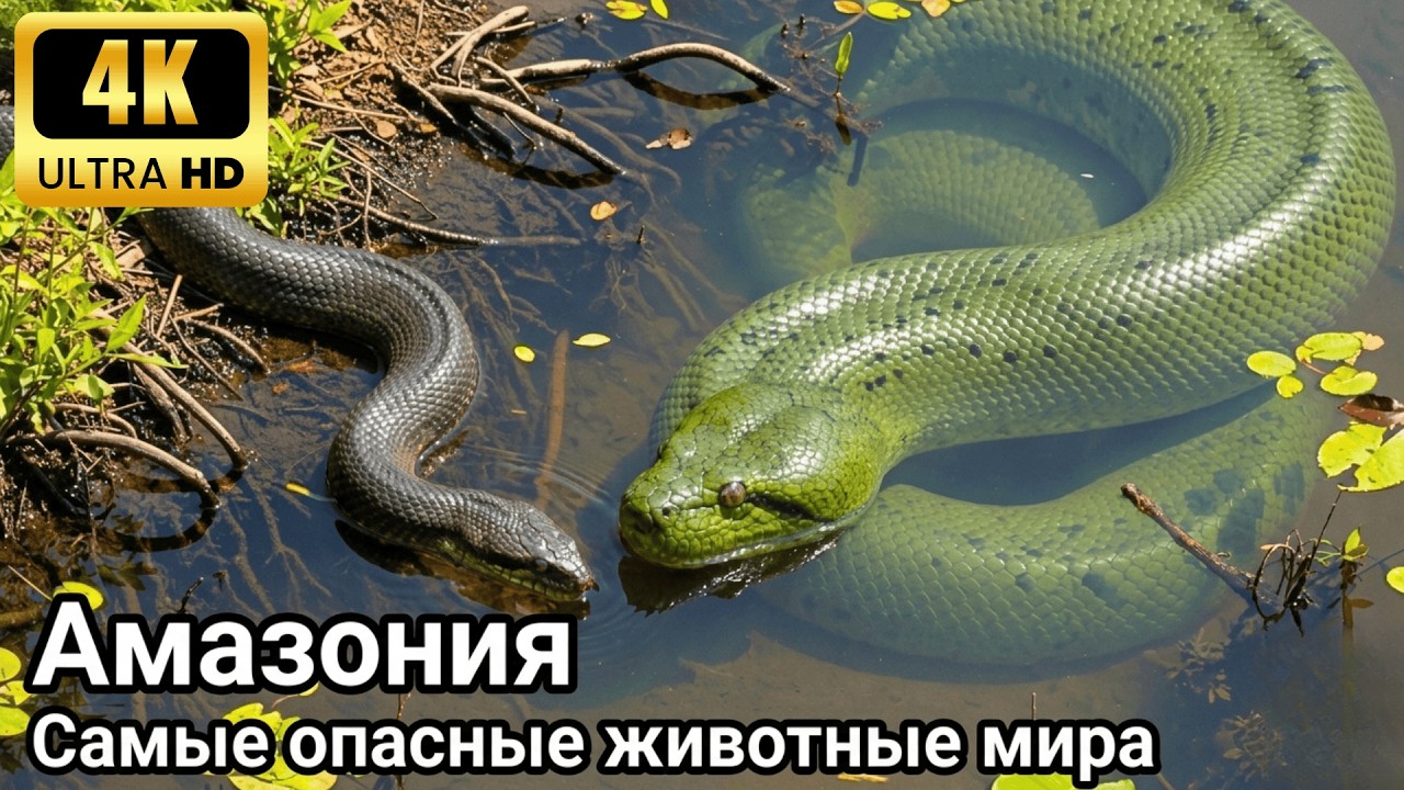 Амазония: Самые опасные животные мира | 4K Документалистика