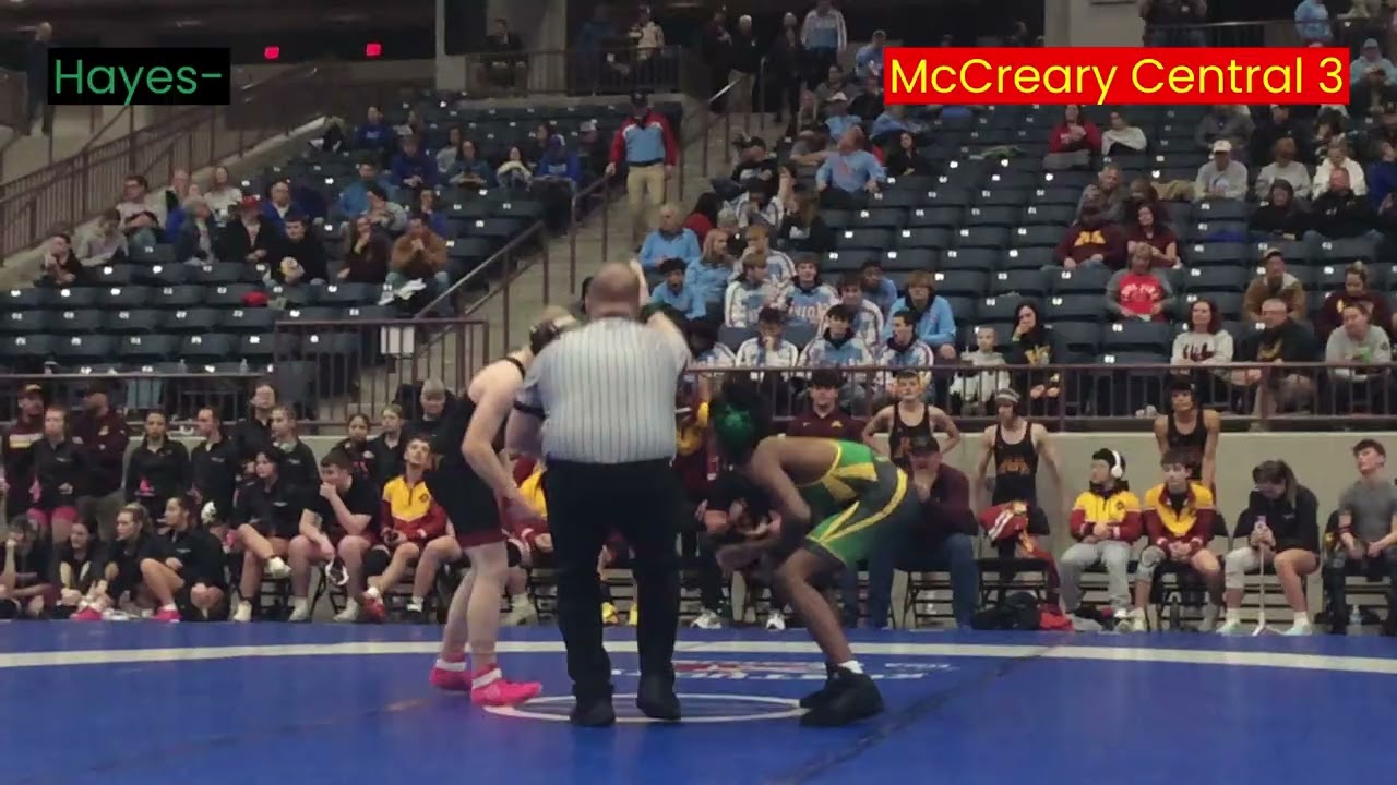 Donte Hayes vs McCreary Central (2/7/2026 Team State Duals)