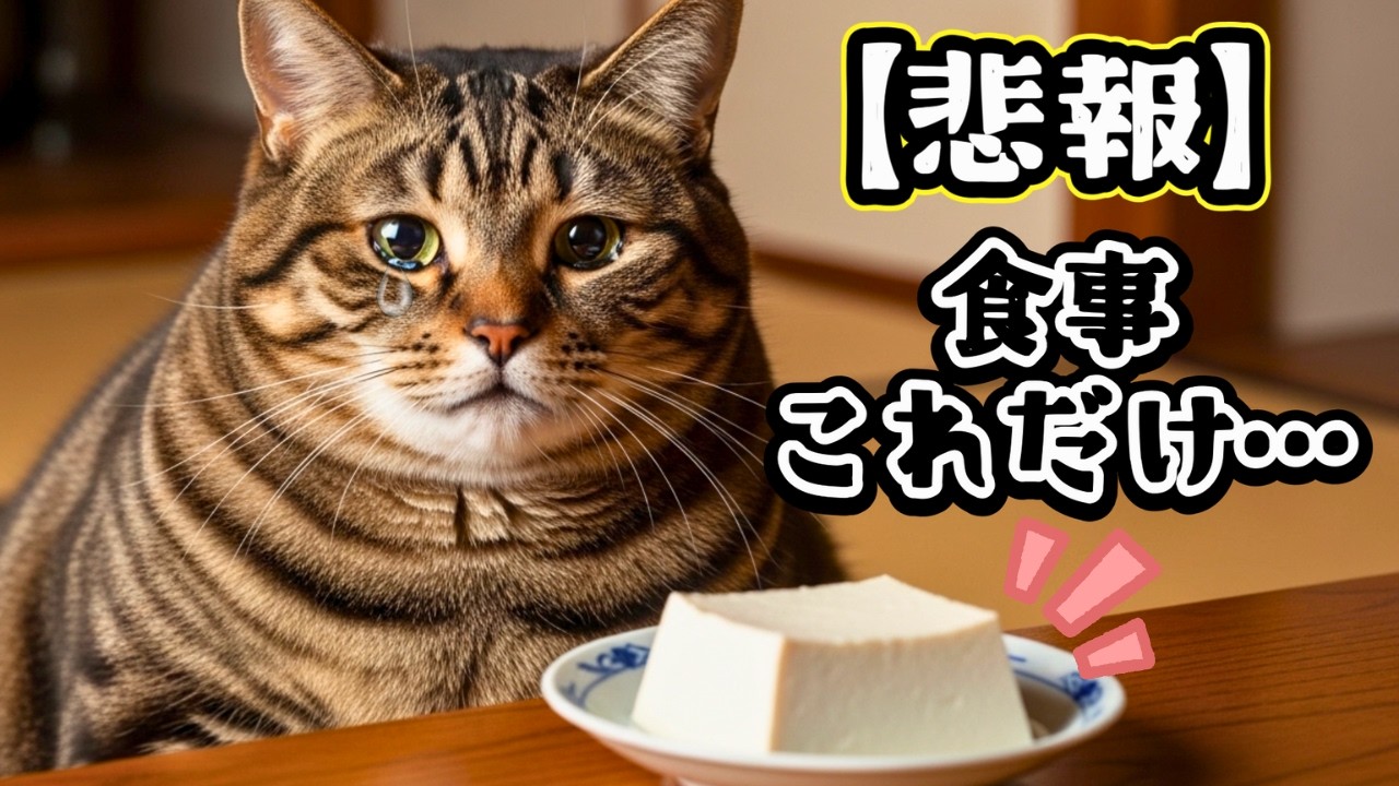 もふめし。/ 太っちょ猫がダイエットしようかなと思った日 A Chubby Cat’s “Maybe I Should Diet” Day | Ai Cat Story