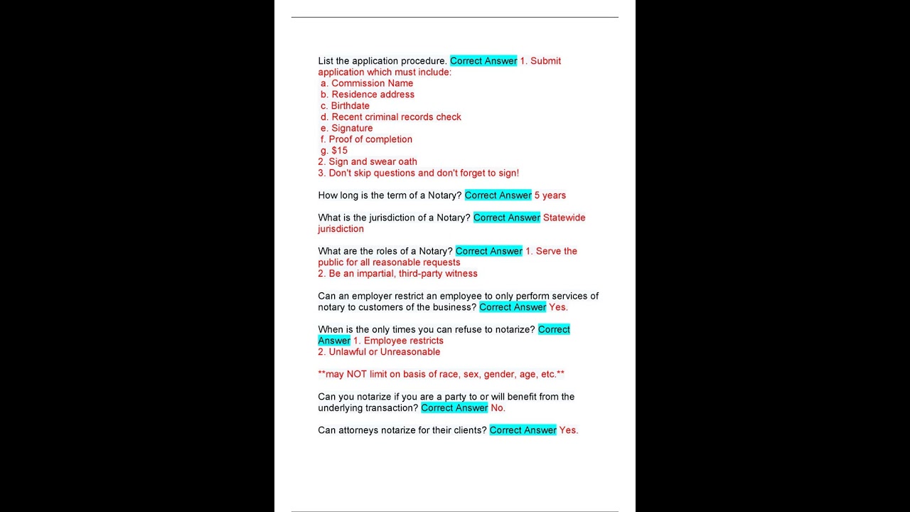 OHIO NOTARY PUBLIC ACTUAL EXAM 2024 QUESTIONS AND DETAILED ANSWERS A+ RATED