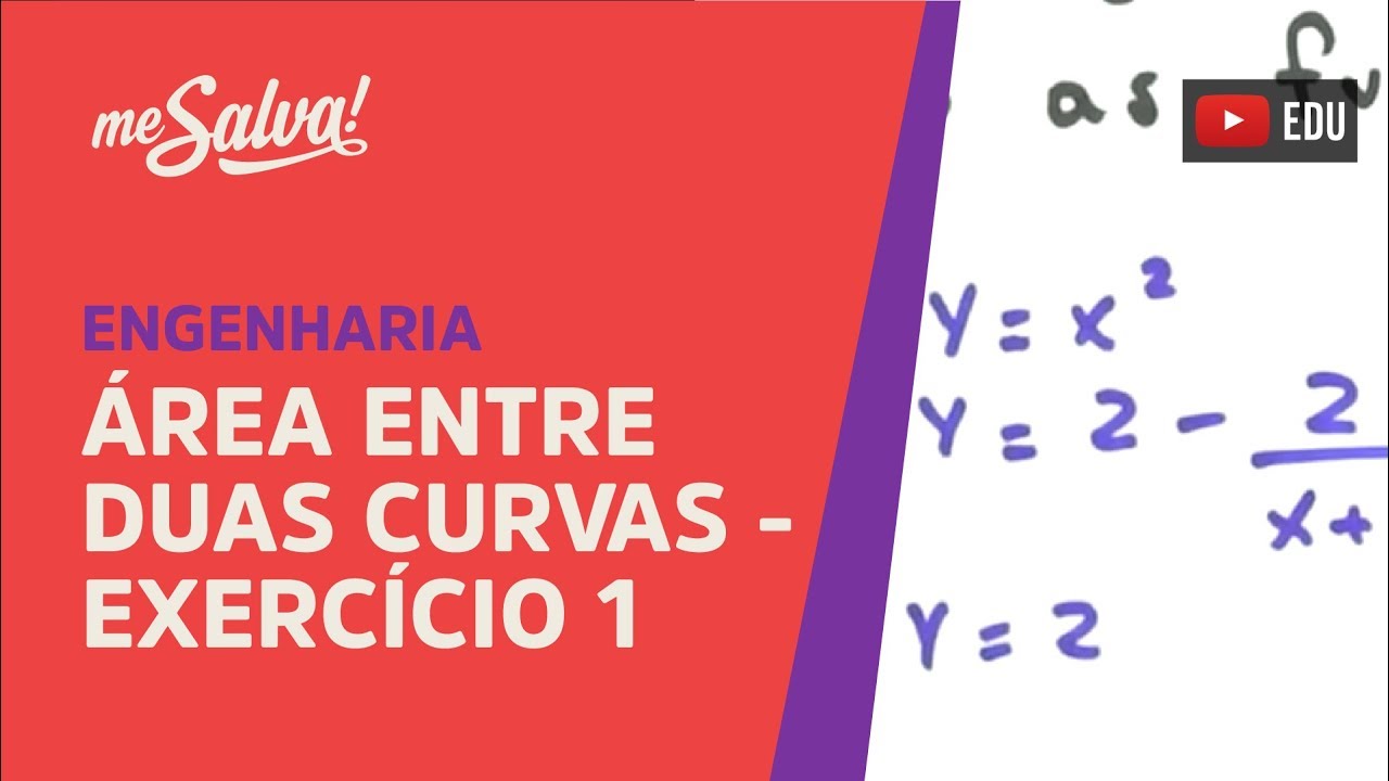 Me Salva! INT21 - Área entre duas curvas: Exercício Resolvido 1