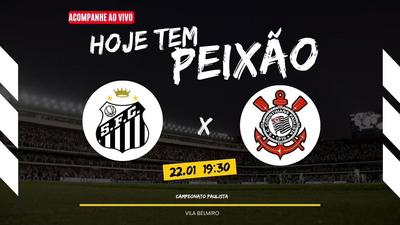 🔴 AO VIVO: SANTOS x CORINTHIANS | PAULISTÃO (22/01/26)
