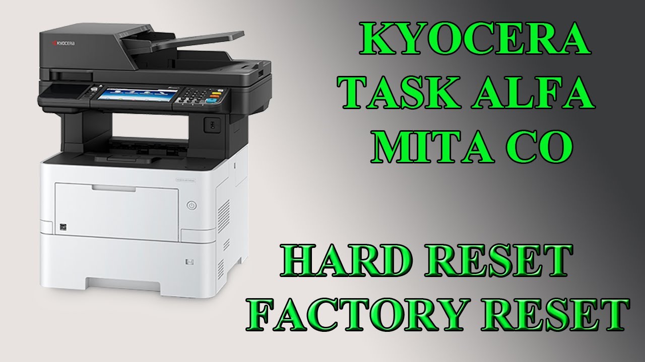 KYOCERA HARD RESET, FACTORY RESET