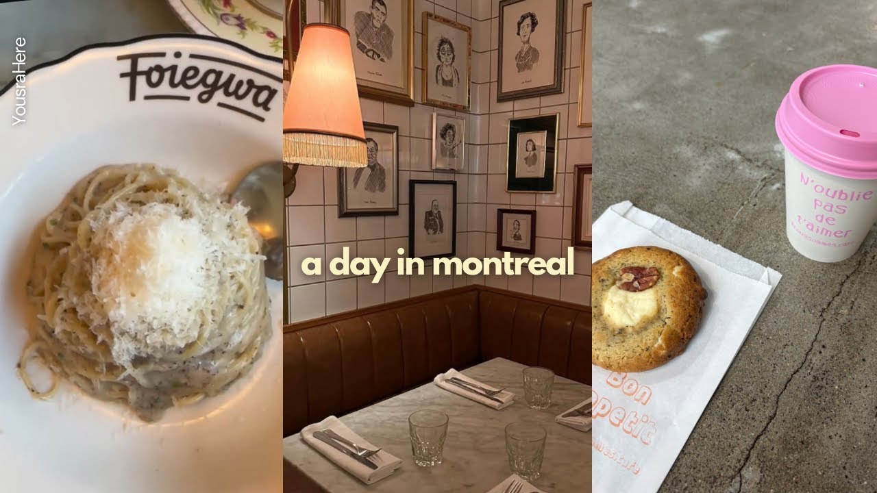 montreal vlog | coffee hopping, book shopping & french diner