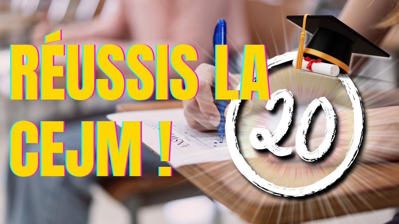 RÉUSSIR l'épreuve de CEJM au BTS : GUIDE COMPLET avec CONSEILS et MÉTHODOLOGIE