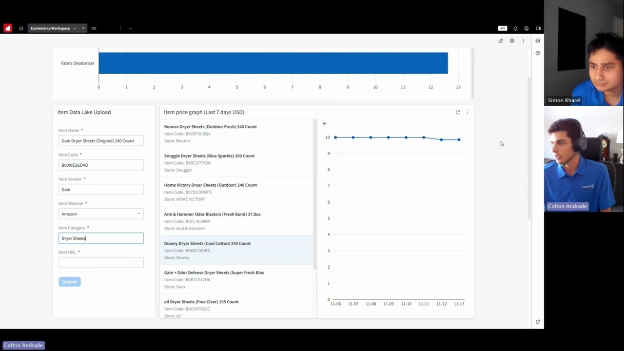 Automated Ecommerce Competitor Price Tracker | Infor Community Hackathon 2024