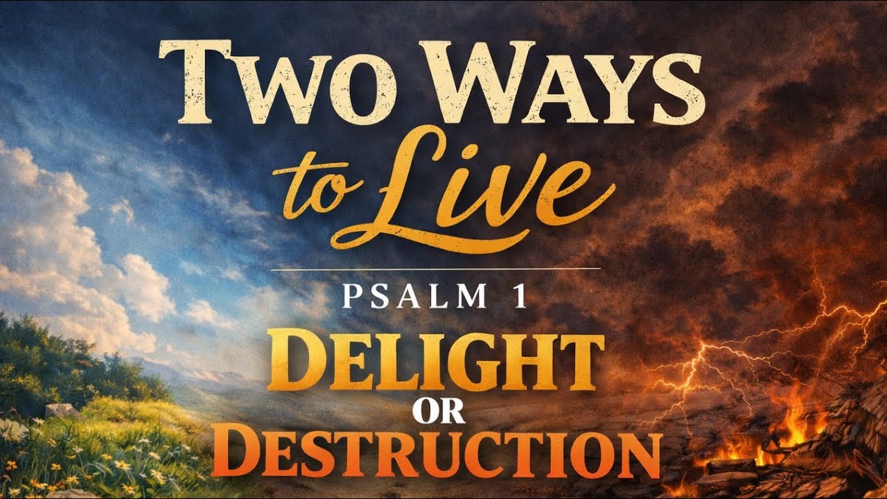 Two Ways To Live: Delight or Destruction | Pastor Bobby Scott | Psalm 1