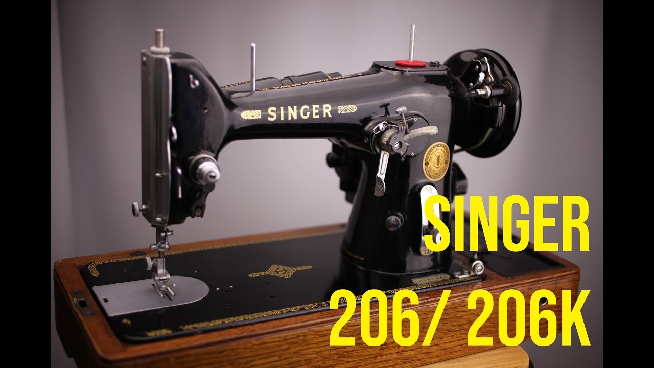 Singer 206 / 206k naaimachine – Introductie. Dutch Nederlands