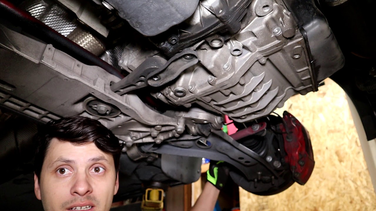 как снять передний подрамник VW