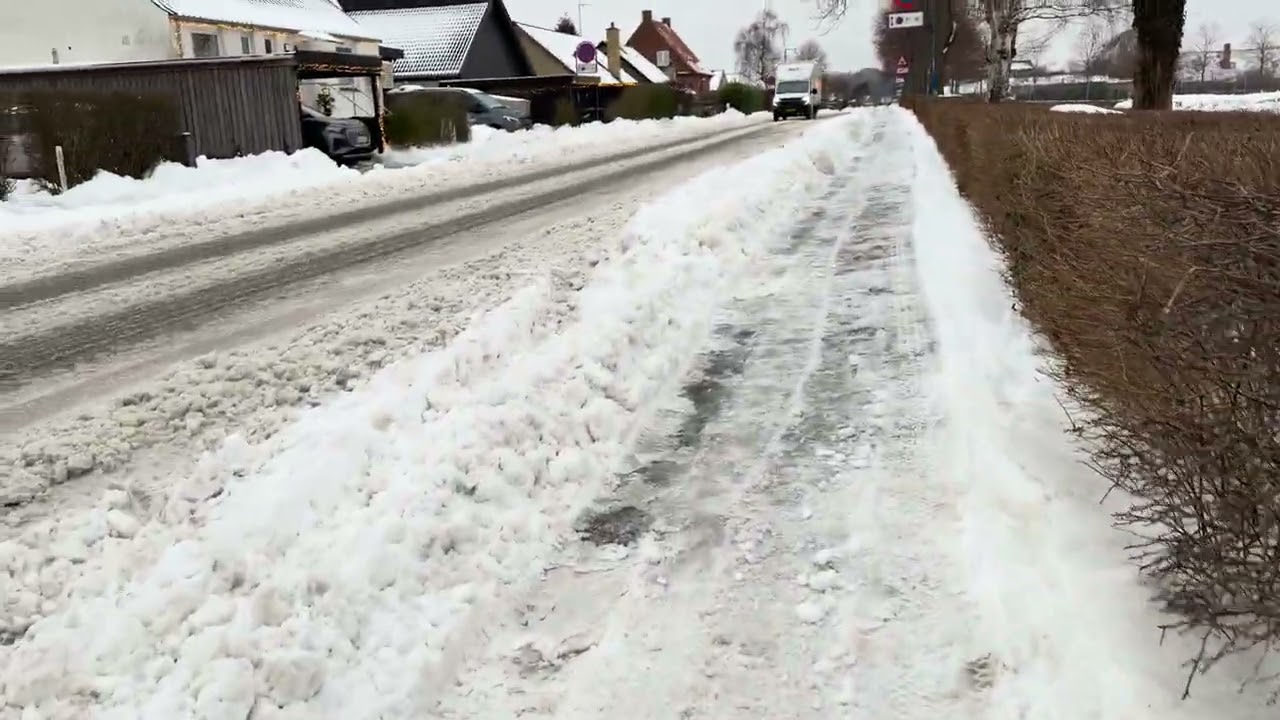 Massive Snowfall in Denmark 🇩🇰 | Driving Through Extreme Winter Storm ❄️🚗
