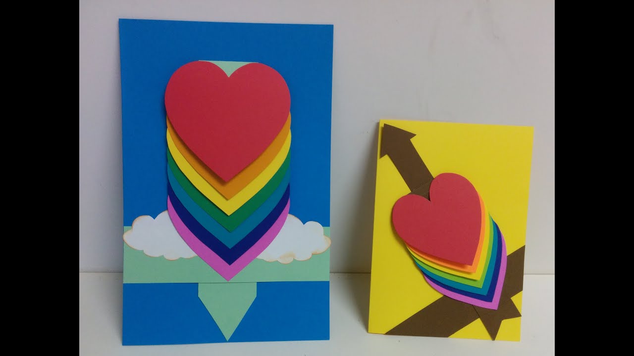 Art and Craft: How to make Waterfall Card/ Cascade card