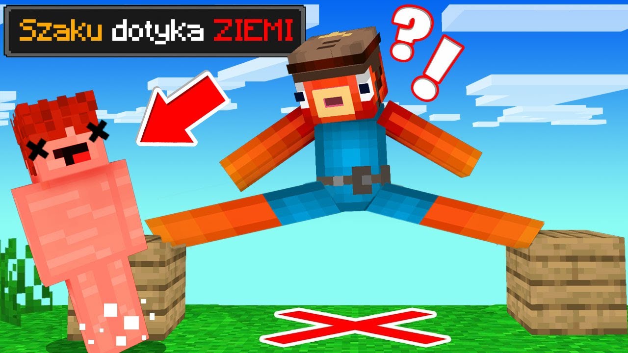 Minecraft, ale NIE MOŻESZ Dotknąć ZIEMI bo UMRZESZ!
