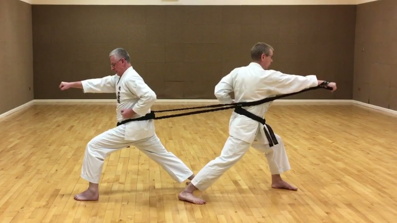 Resistance bands for karate training
