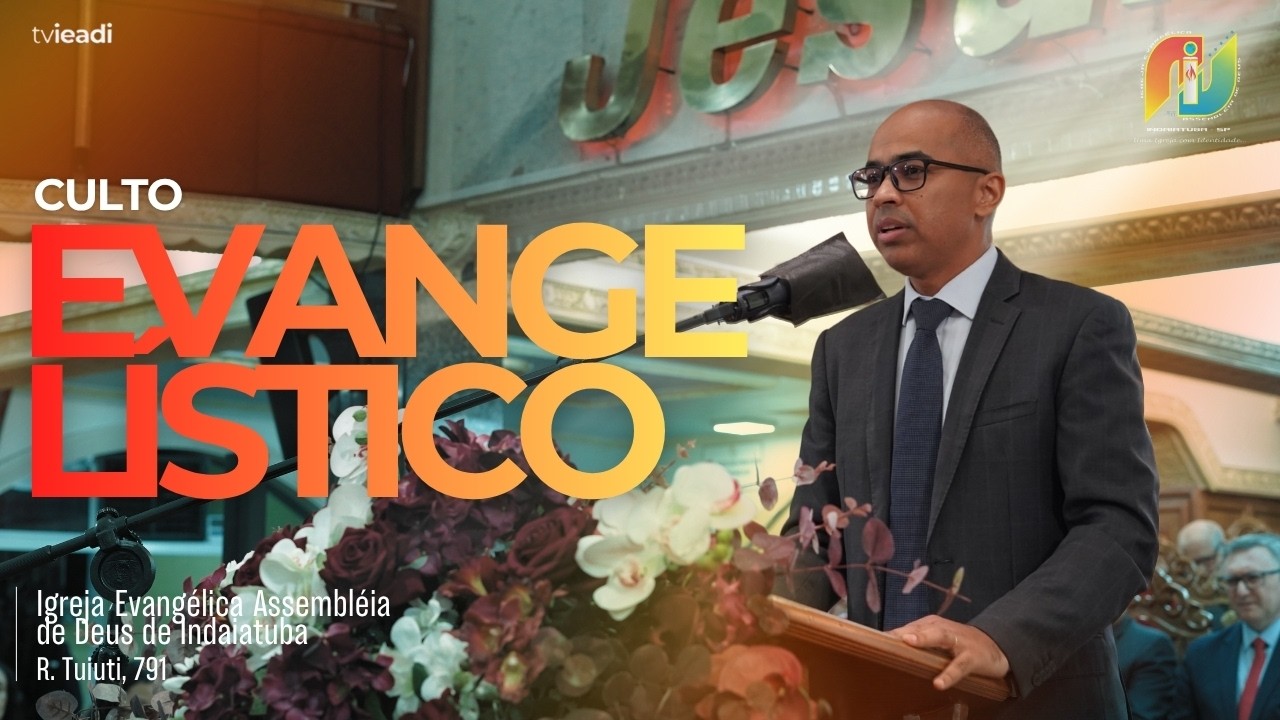 CULTO EVANGEL&Iacute;STICO 12/04/2026 | TV IEADI - INDAIATUBA/SP