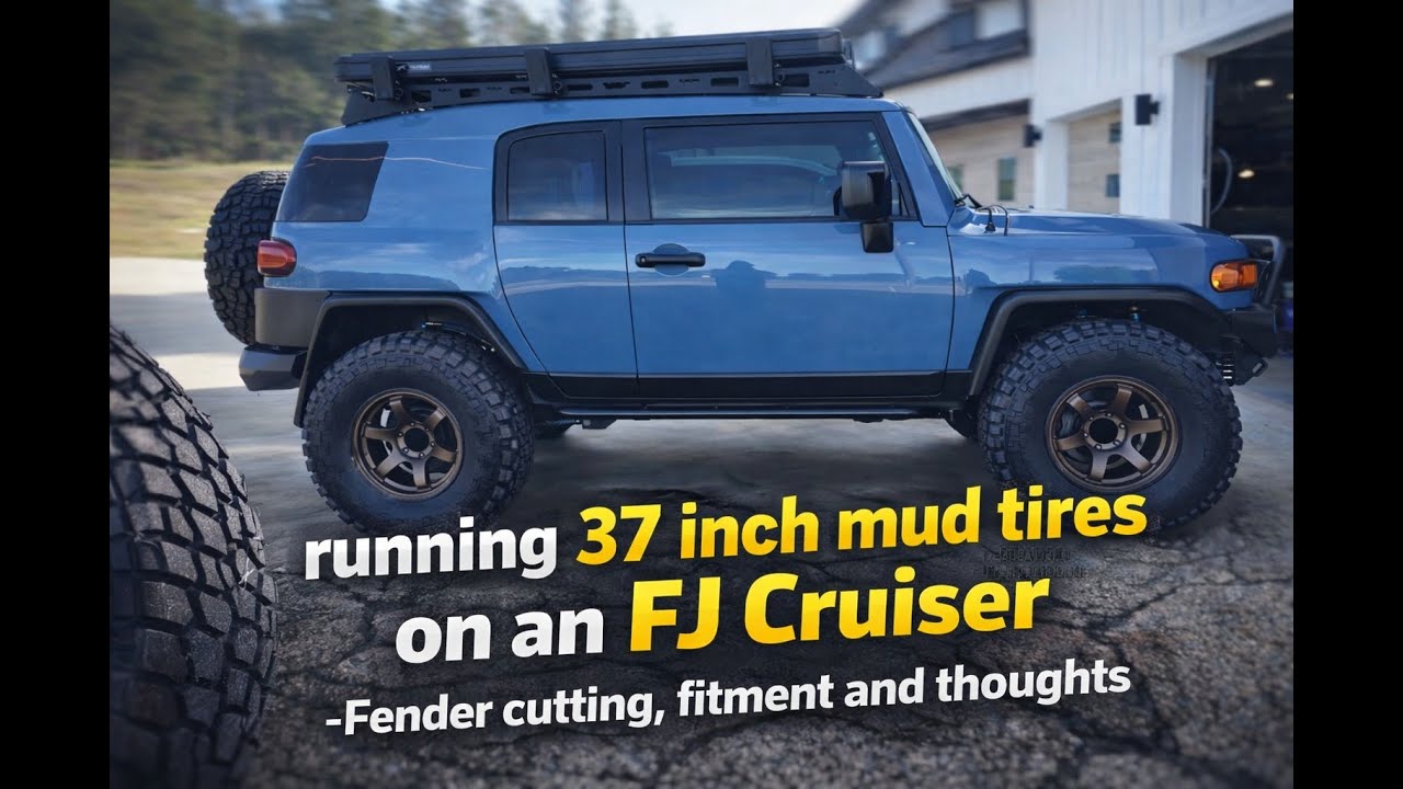 Running 37” Mud Tires on an FJ Cruiser | Fender Cutting, Fitment & Thoughts