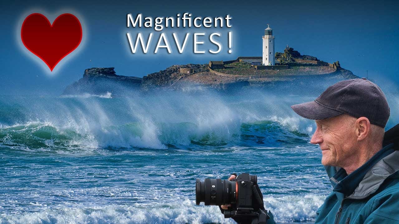 FABULOUS WAVES! Godrevy Lighthouse Cornwall Photo Guide. Superb location for landscape photography.