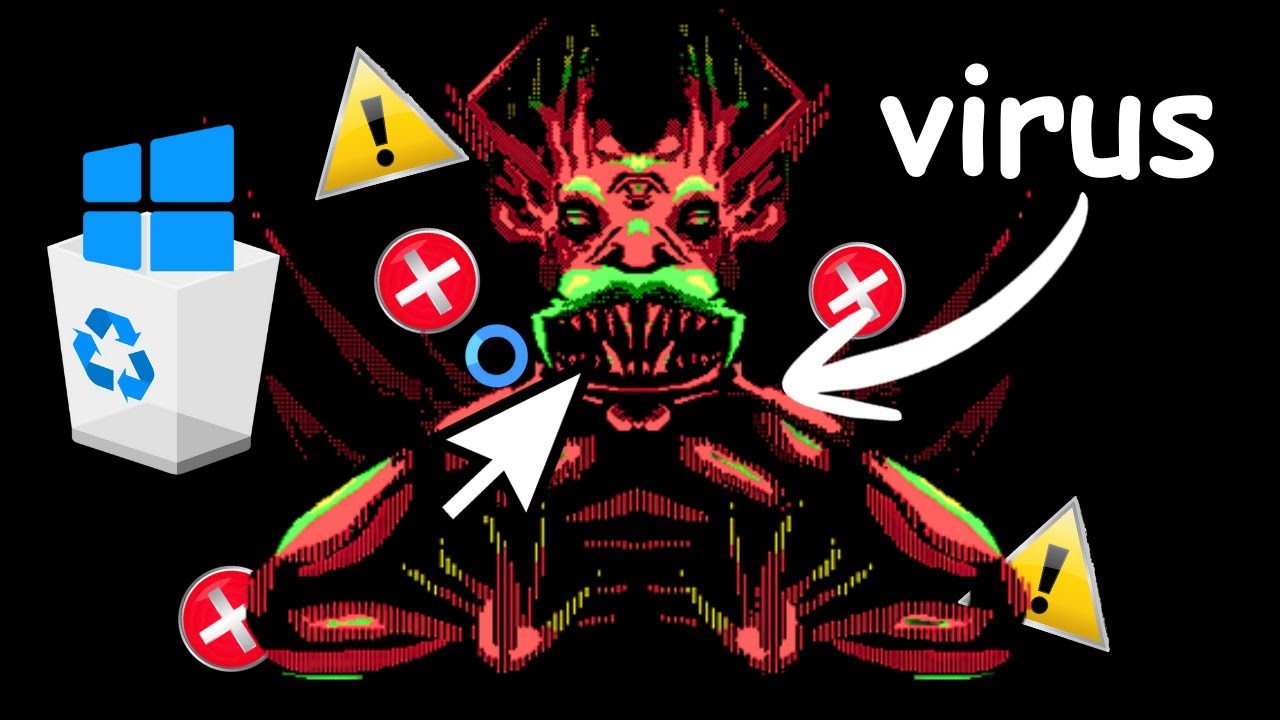 BAIXEI O VIRUS DO MONSTRO NO MEU PC (Ele congelou meu windows)