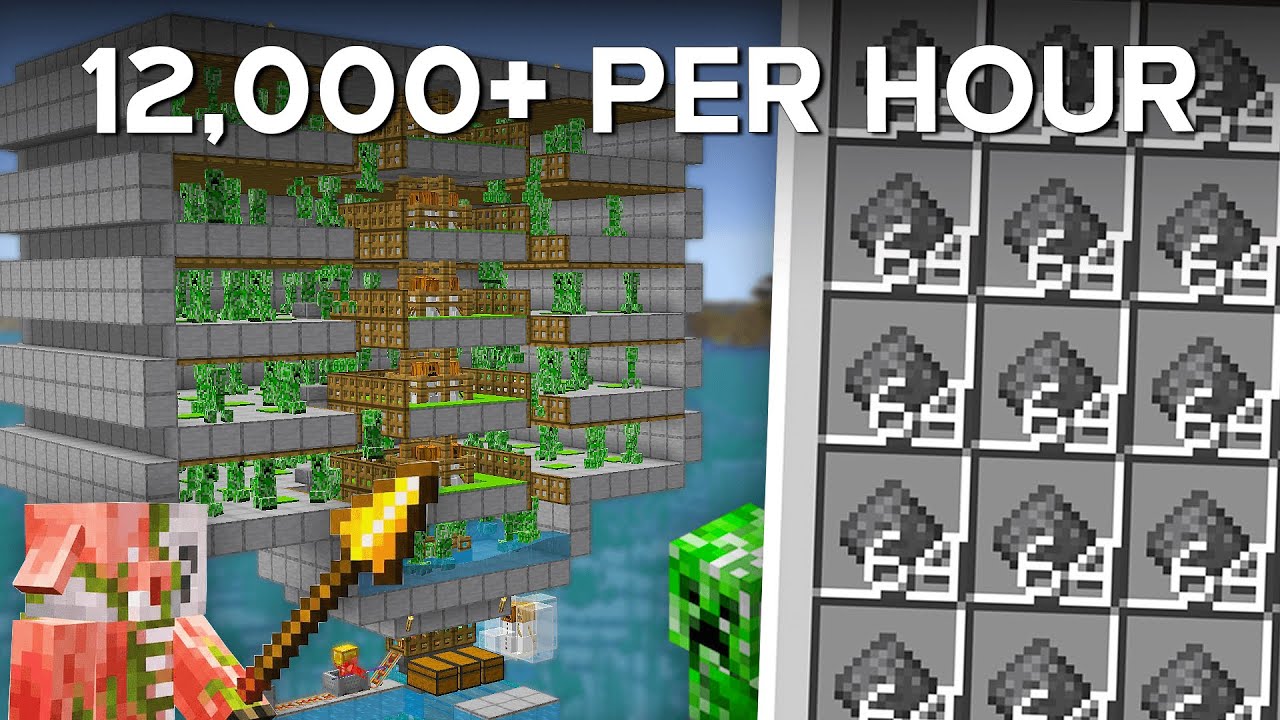 Best Creeper Farm Minecraft Java 1.21.11 | 12,000+ Gunpowder/Hour (Spear + Looting III)