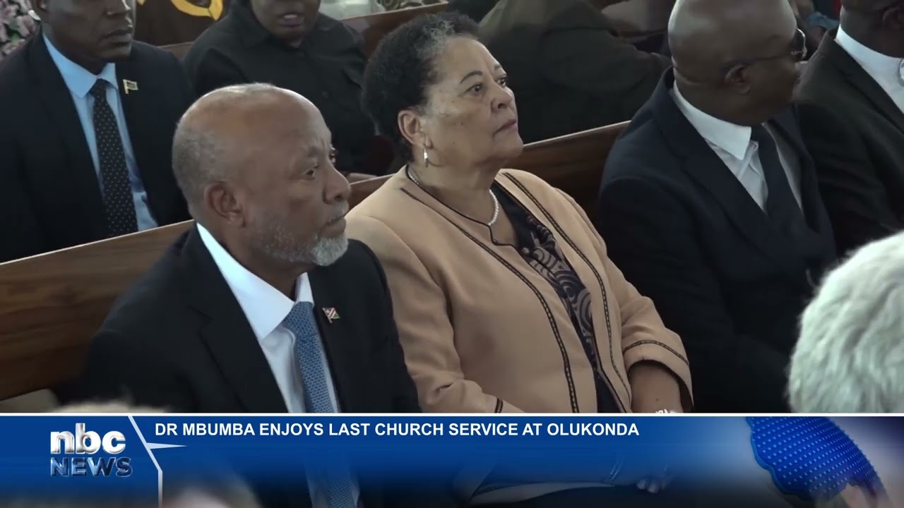 President Mbumba Attends Final Sermon, Reflects on Leadership and Transition - nbc