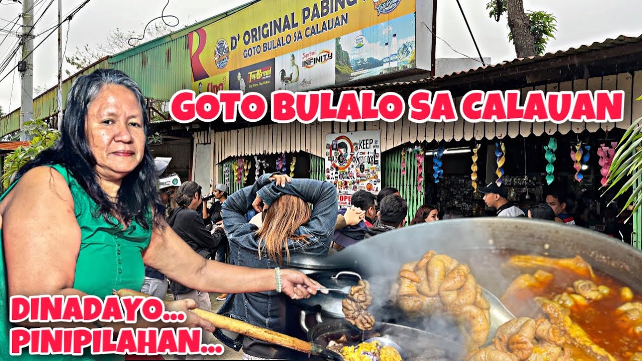 GOTO BULALO NA WALANG SEBO | DINADAYO NA GOTOHAN SA CALAUAN LAGUNA | 3AM PALANG MAY PILA NA!