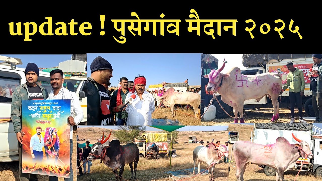 असे होत आहे पुसेगावचे मैदान 2025