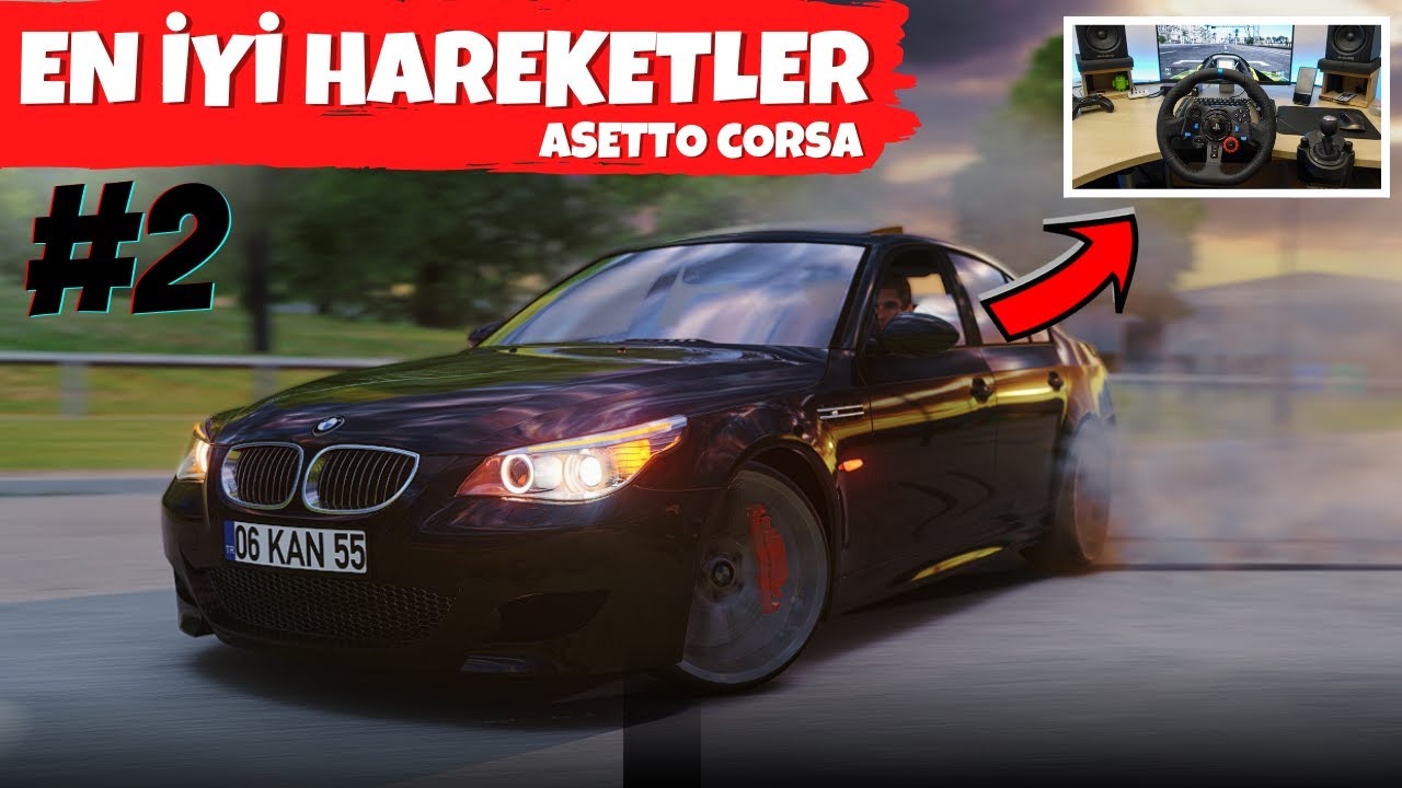 En İyi Hareketler #2 | Makas+Yanlama+Tampon | Assetto Corsa | Logitech G29