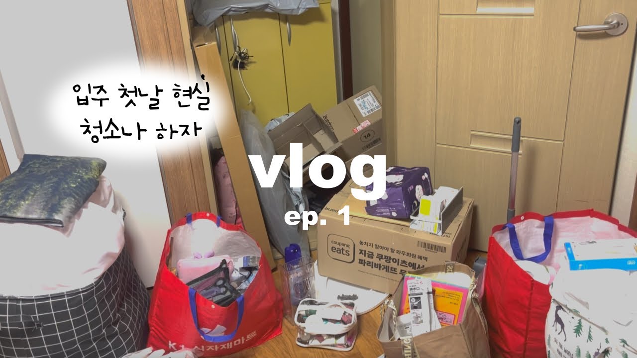 복학 앞두고 자취방에 들어온 날 | 원룸 입주 vlog 🏠