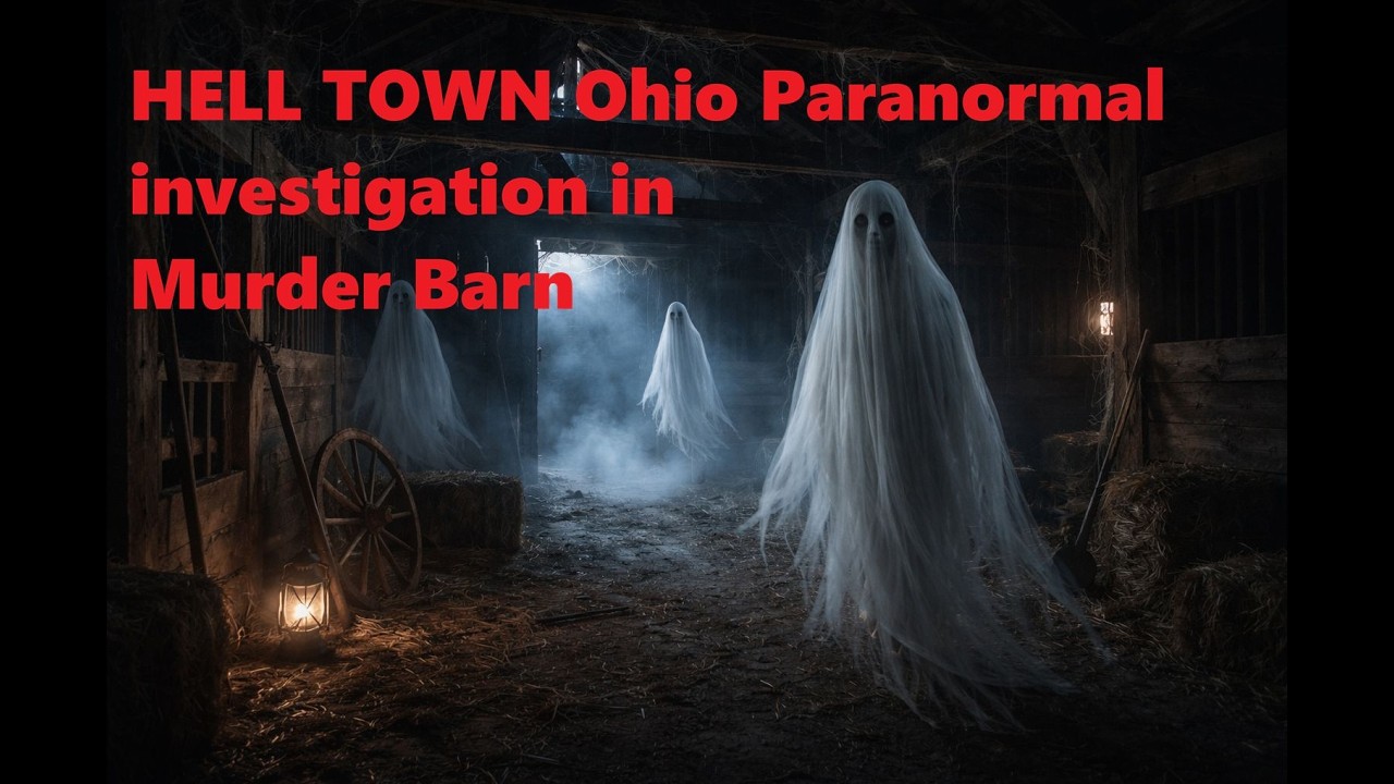 Bigfoot Dogman hunt at Hell Town Ohio. Paranormal in Murder Barn at night, EMF lights up #paranormal
