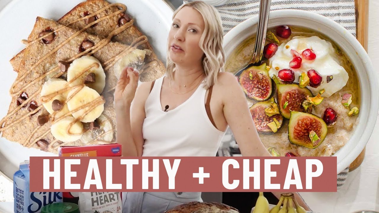 EASY HEALTHY Breakfast Recipes that are CHEAP (Healthy Eating Shouldn't Make You Go Broke!)