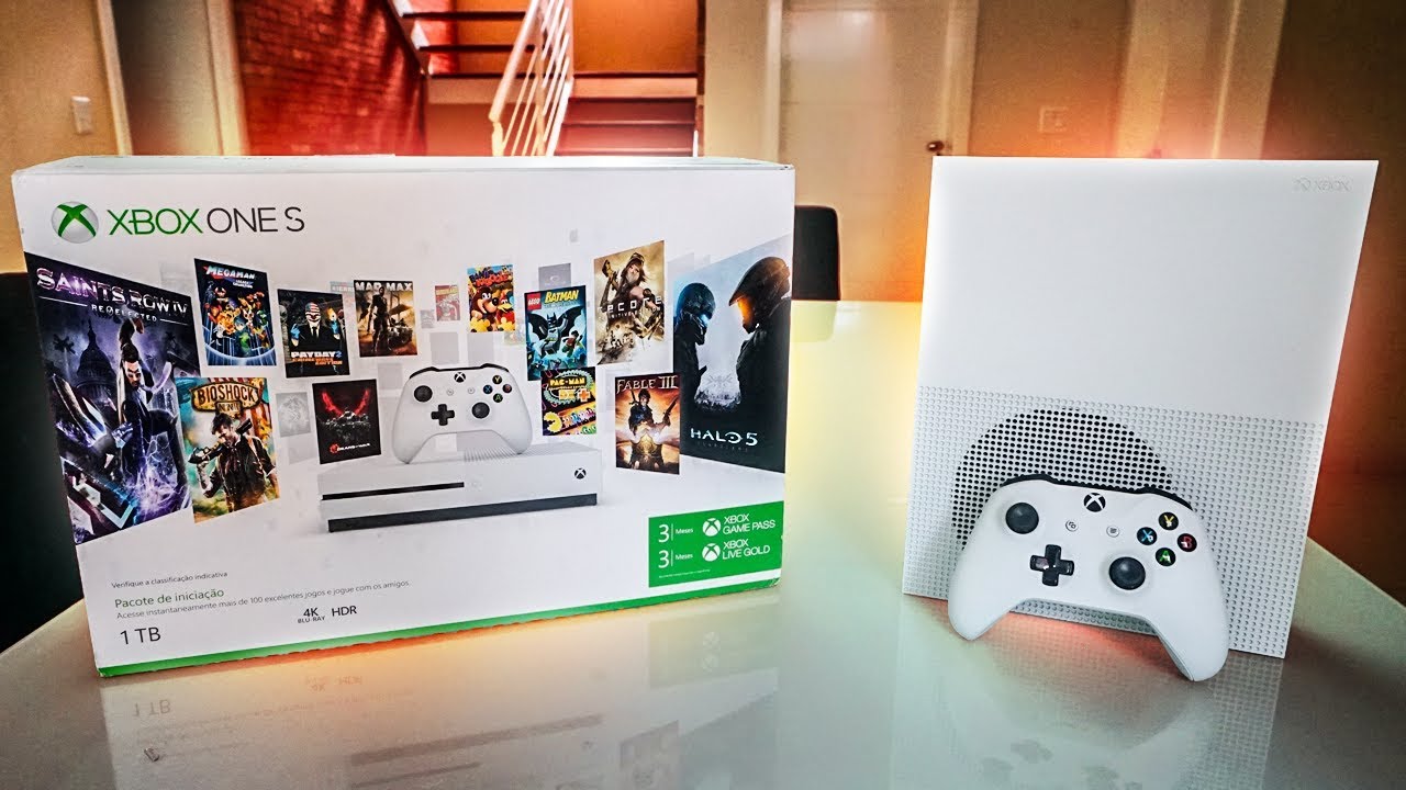 COMPREI UM XBOX ONE S!