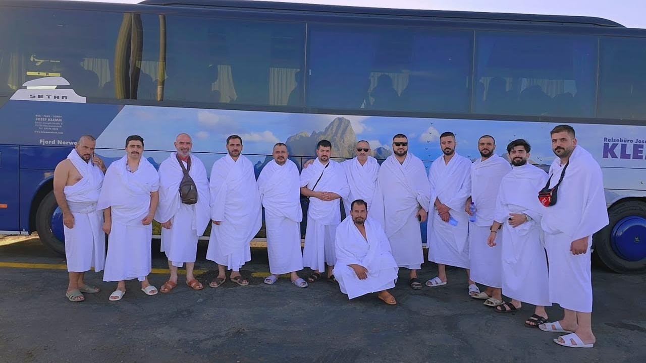 رحلتنا من مدينة رسول الله الى مكه المكرمه
