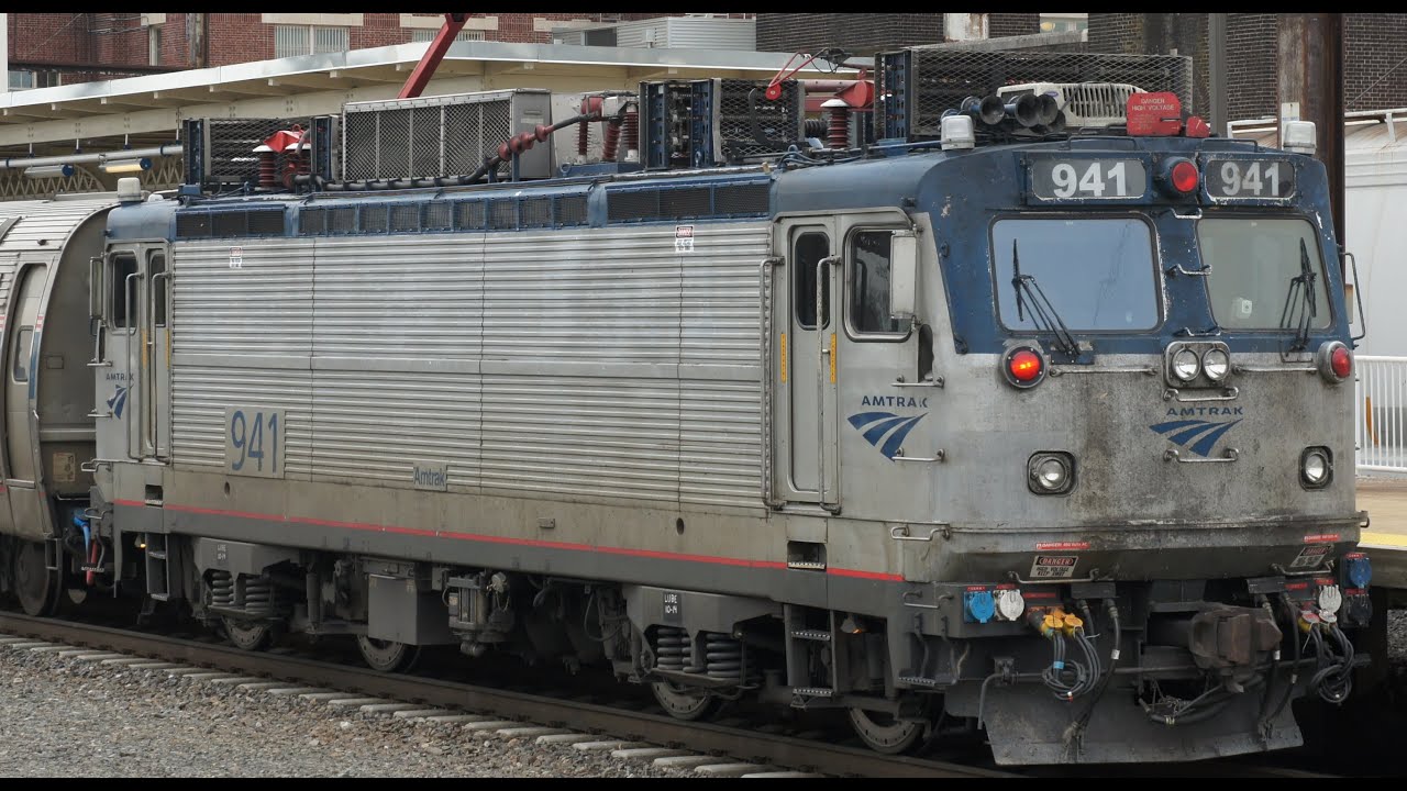 Amtrak Action In Lancaster, PA