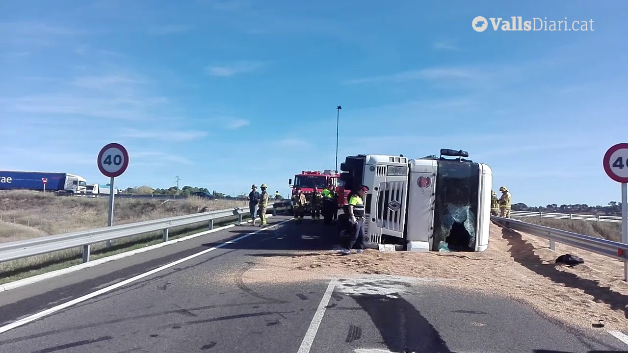 Accident mortal a la C-37 a Valls, a l'Alt Camp