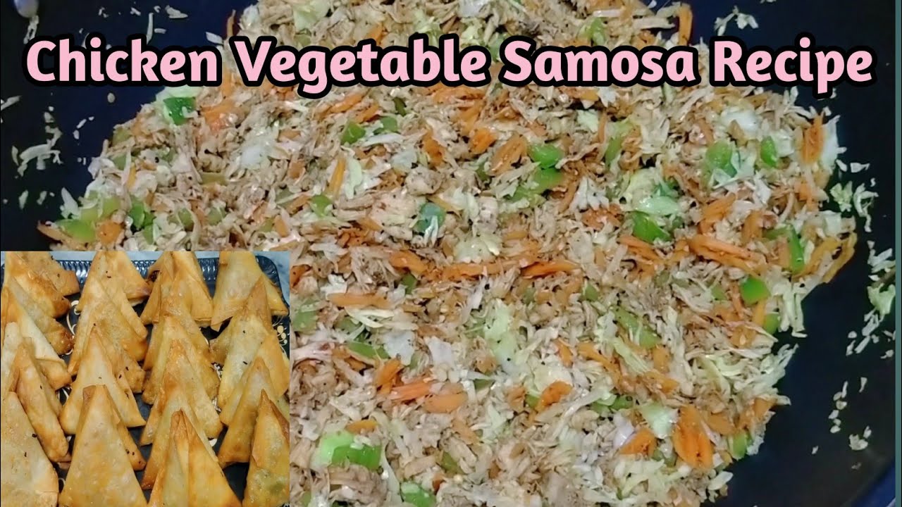 Chicken and vegetable samosa - Chinese Samosa recipe - Ramzan special recipe by Hamare khane..