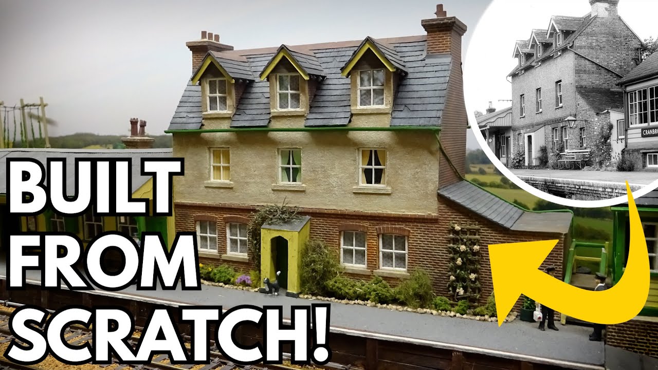 How I Scratchbuilt the Station Master's House | Model Railway Building Tutorial