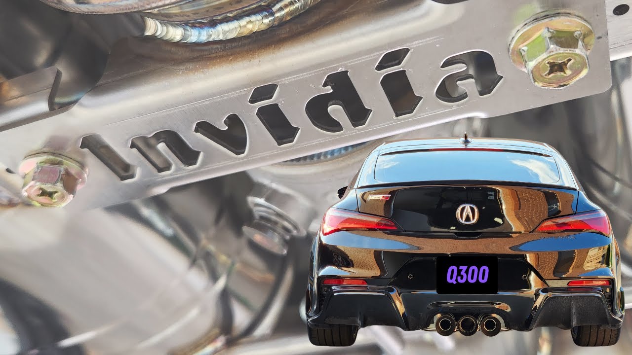 Установка Invidia Q300 и аудиоклипы — Acura Integra Type S DE5 2023+