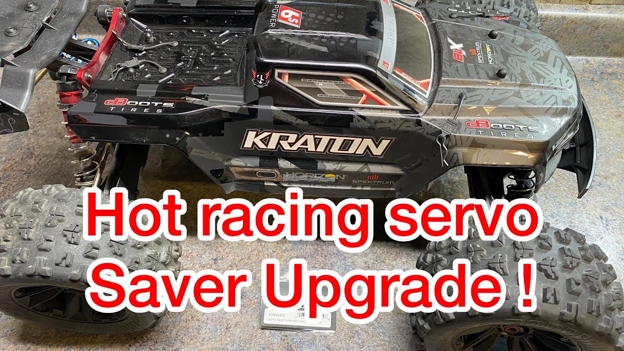 Arrma Kraton Exb servo saver upgrade hot racing AON48A02  installation