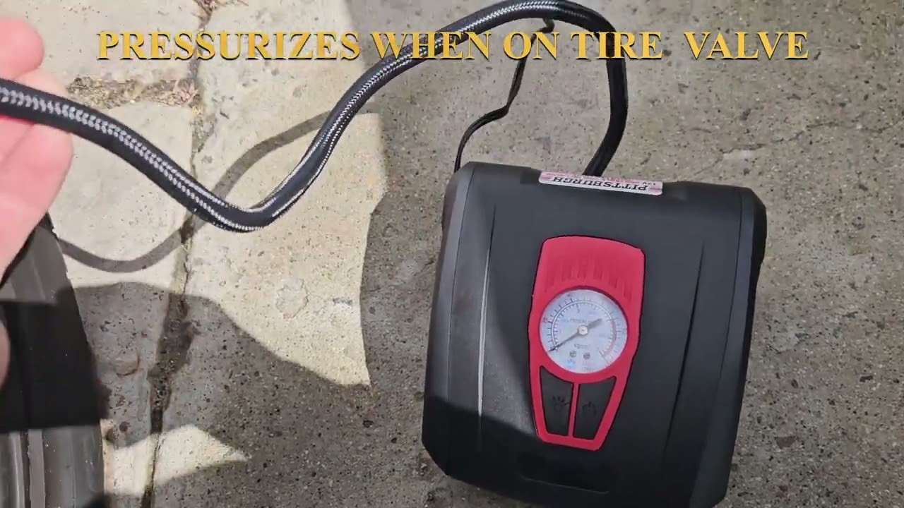 Pittsburgh 12V Portable Tire Inflator Review