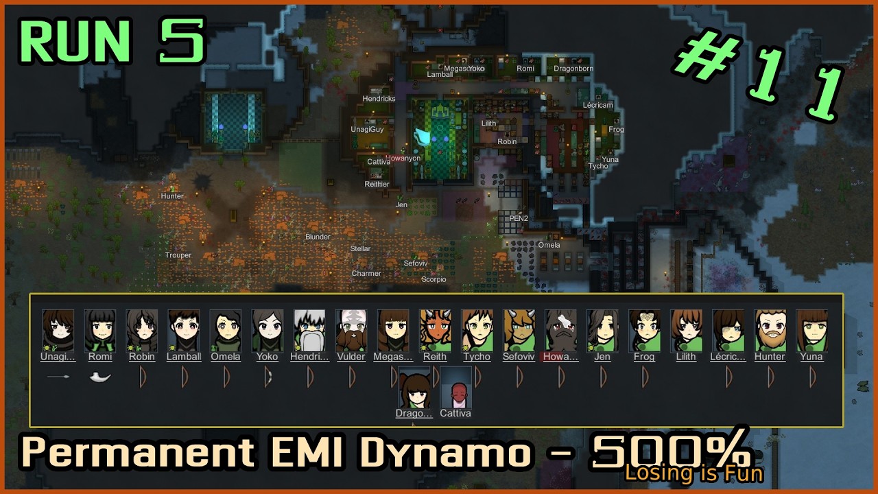 [Rimworld] Permanent EMI Dynamo - RUN 5, #11 - 500% Losing is Fun