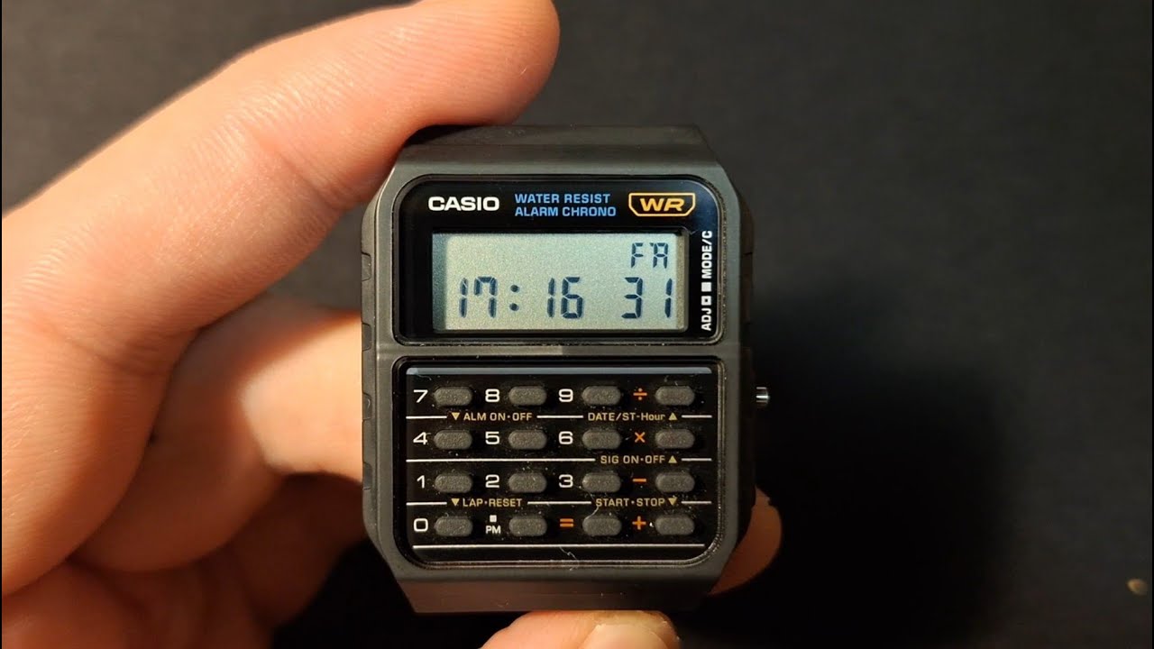 Zegarek Casio Kalkulator CA-53W-1